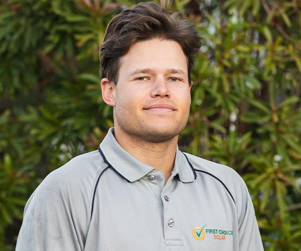 olle, roofing apprentice at first choice solar